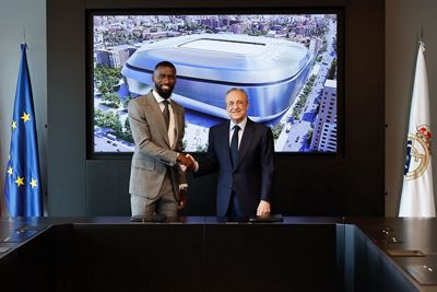 presentación de rüdiger como nuevo jugador del real madrid
