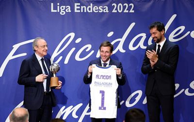 el campeón ofreció la 36ª liga a los madridistas