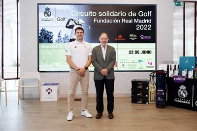 iker casillas y jaime pérez renovales inauguran el circuito benéfico de golf fundación real madrid