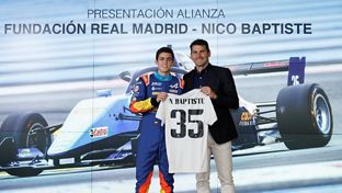 El piloto Nico Baptiste, nuevo colaborador de la Fundación Real Madrid