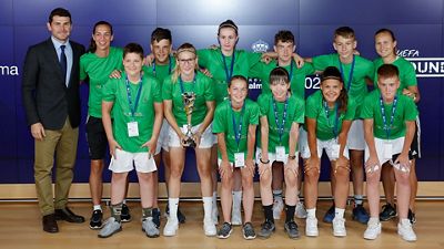 Iker Casillas takes part in closing ceremony of eighth Copa Alma Europa