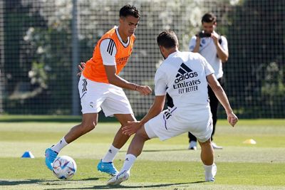 entrenamiento del real madrid