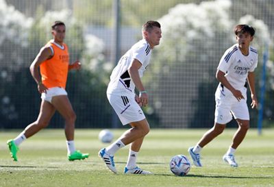 entrenamiento del real madrid