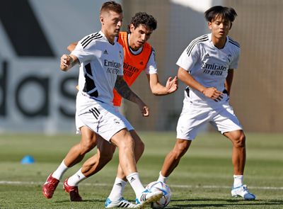 entrenamiento del real madrid