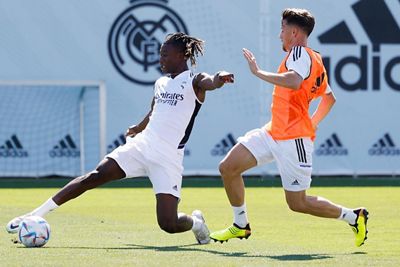 entrenamiento del real madrid