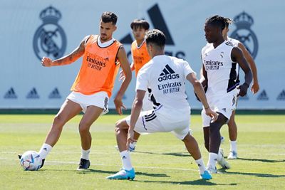 entrenamiento del real madrid
