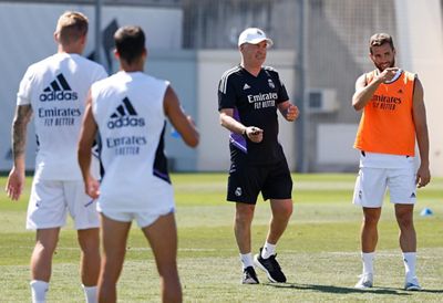 entrenamiento del real madrid