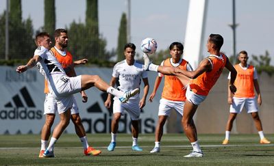 entrenamiento del real madrid