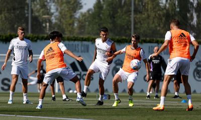 entrenamiento del real madrid