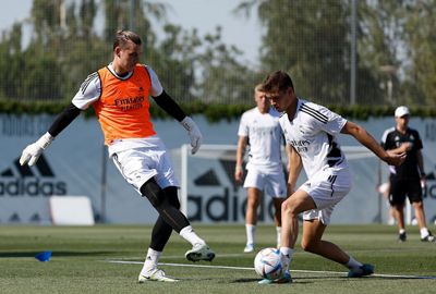 entrenamiento del real madrid