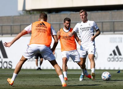 entrenamiento del real madrid