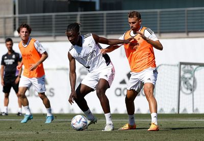 entrenamiento del real madrid