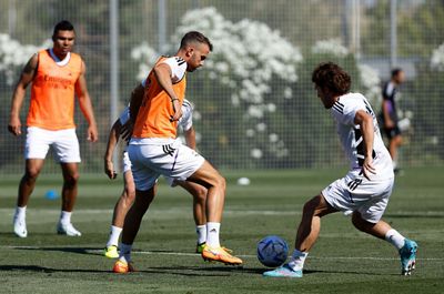 entrenamiento del real madrid