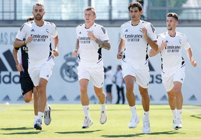 entrenamiento del real madrid