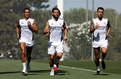 entrenamiento del real madrid