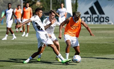 entrenamiento del real madrid