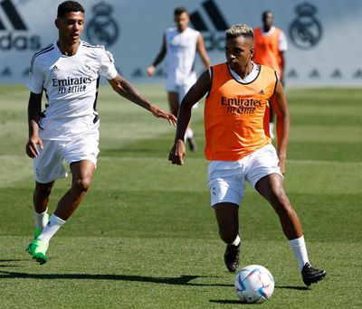 entrenamiento del real madrid