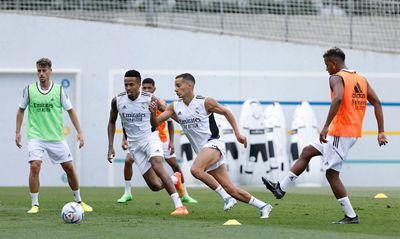 entrenamiento del real madrid