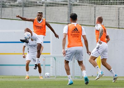 entrenamiento del real madrid