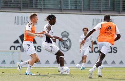 entrenamiento del real madrid