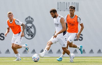 entrenamiento del real madrid