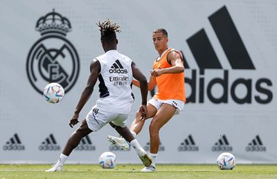 entrenamiento del real madrid