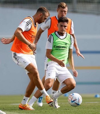 entrenamiento del real madrid