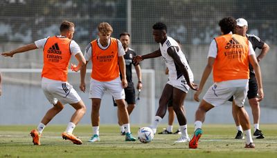 entrenamiento del real madrid