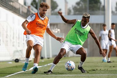 entrenamiento del real madrid