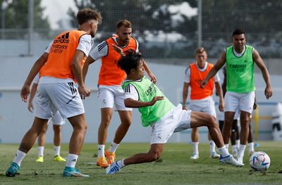 entrenamiento del real madrid