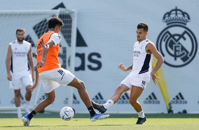 entrenamiento del real madrid