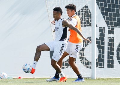 entrenamiento del real madrid