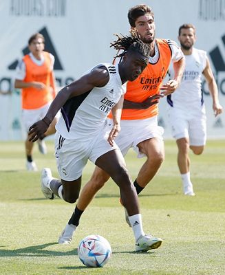 entrenamiento del real madrid