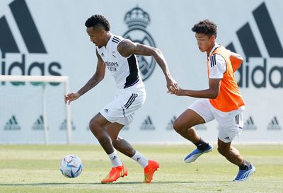 entrenamiento del real madrid