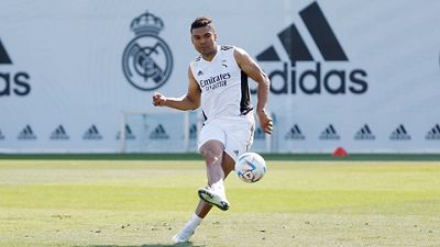 Fitness work in morning session