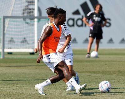entrenamiento del real madrid