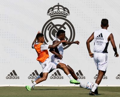 entrenamiento del real madrid
