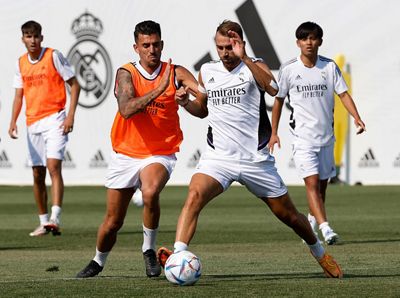 entrenamiento del real madrid