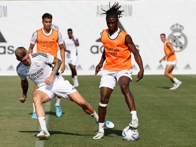 entrenamiento del real madrid