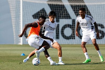 entrenamiento del real madrid