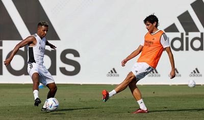 entrenamiento del real madrid