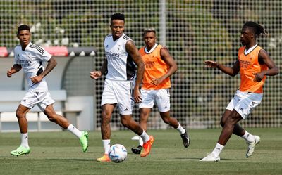 entrenamiento del real madrid