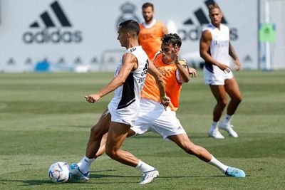entrenamiento del real madrid