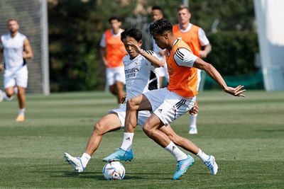 entrenamiento del real madrid