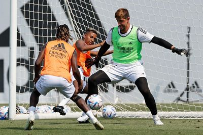 entrenamiento del real madrid