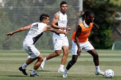 entrenamiento del real madrid