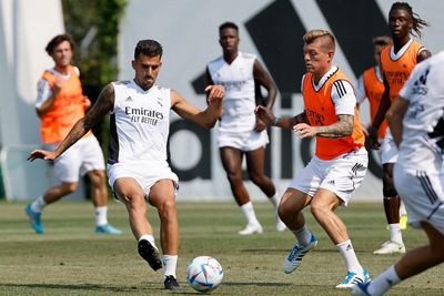 entrenamiento del real madrid