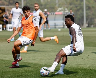 entrenamiento del real madrid