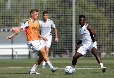 entrenamiento del real madrid