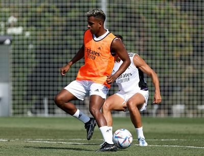 entrenamiento del real madrid